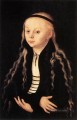 Retrato de una joven renacentista Lucas Cranach el Viejo